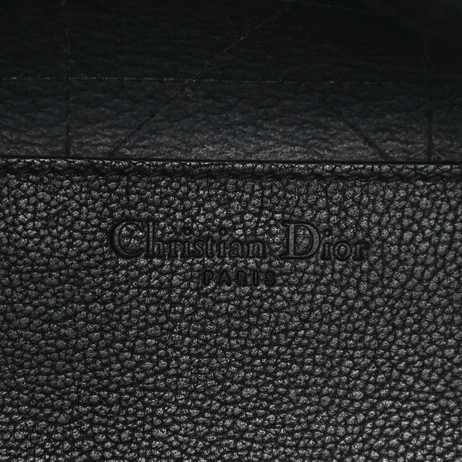 Christian Dior Grained Calfskin Cannage Medium Ultradior Tote Black 6 of 14