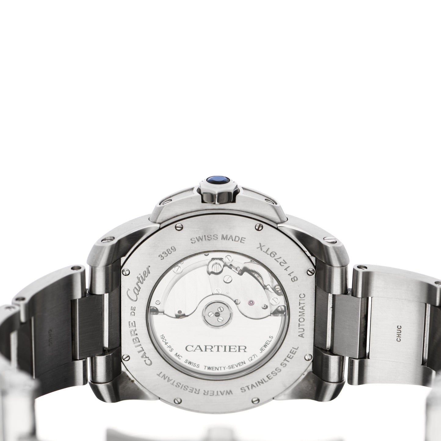 Stainless Steel 42mm Calibre de Cartier Automatic Watch