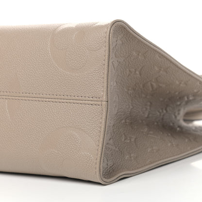 Louis Vuitton Empreinte Monogram Giant Onthego MM Tourterelle 8 of 8