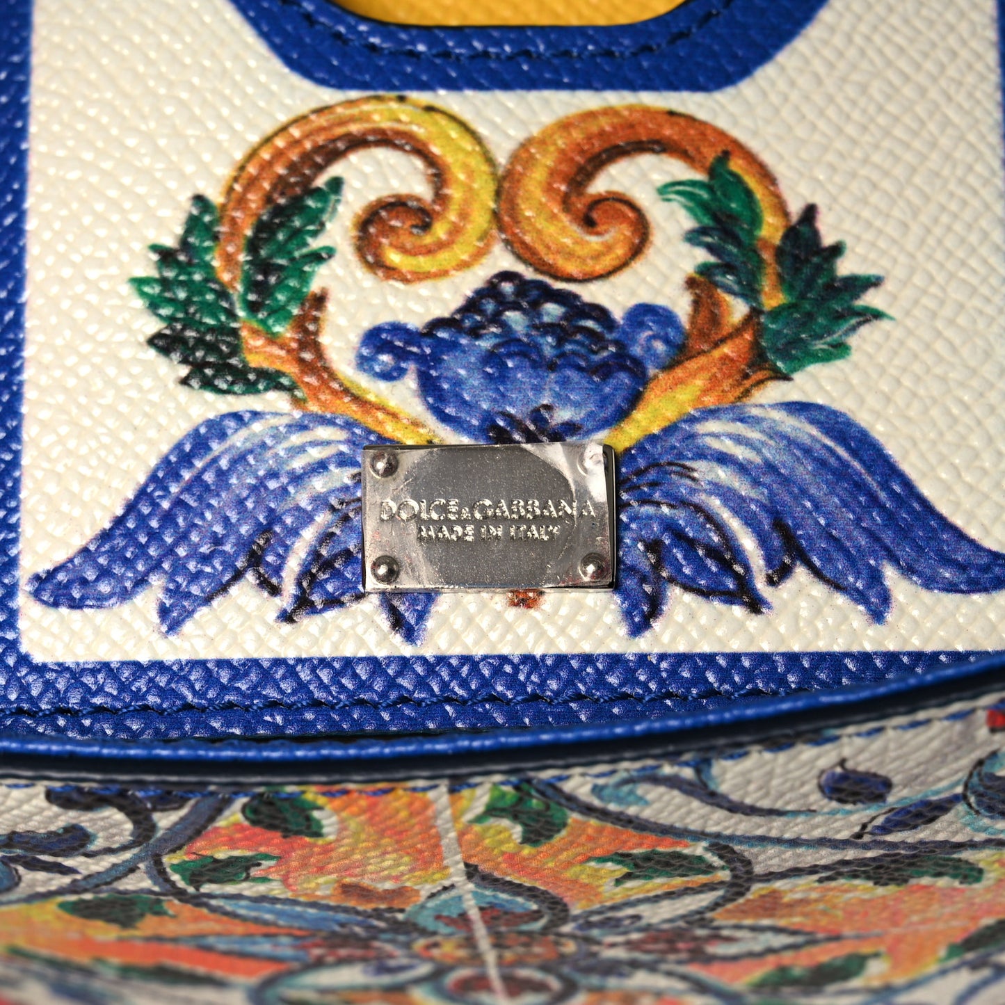 Dauphine Majolica Print Medium Miss Sicily Satchel Multicolor