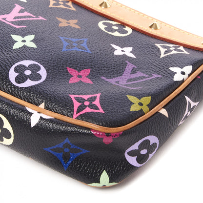 Louis Vuitton Monogram Multicolor Pochette Accessories Black 5 of 9