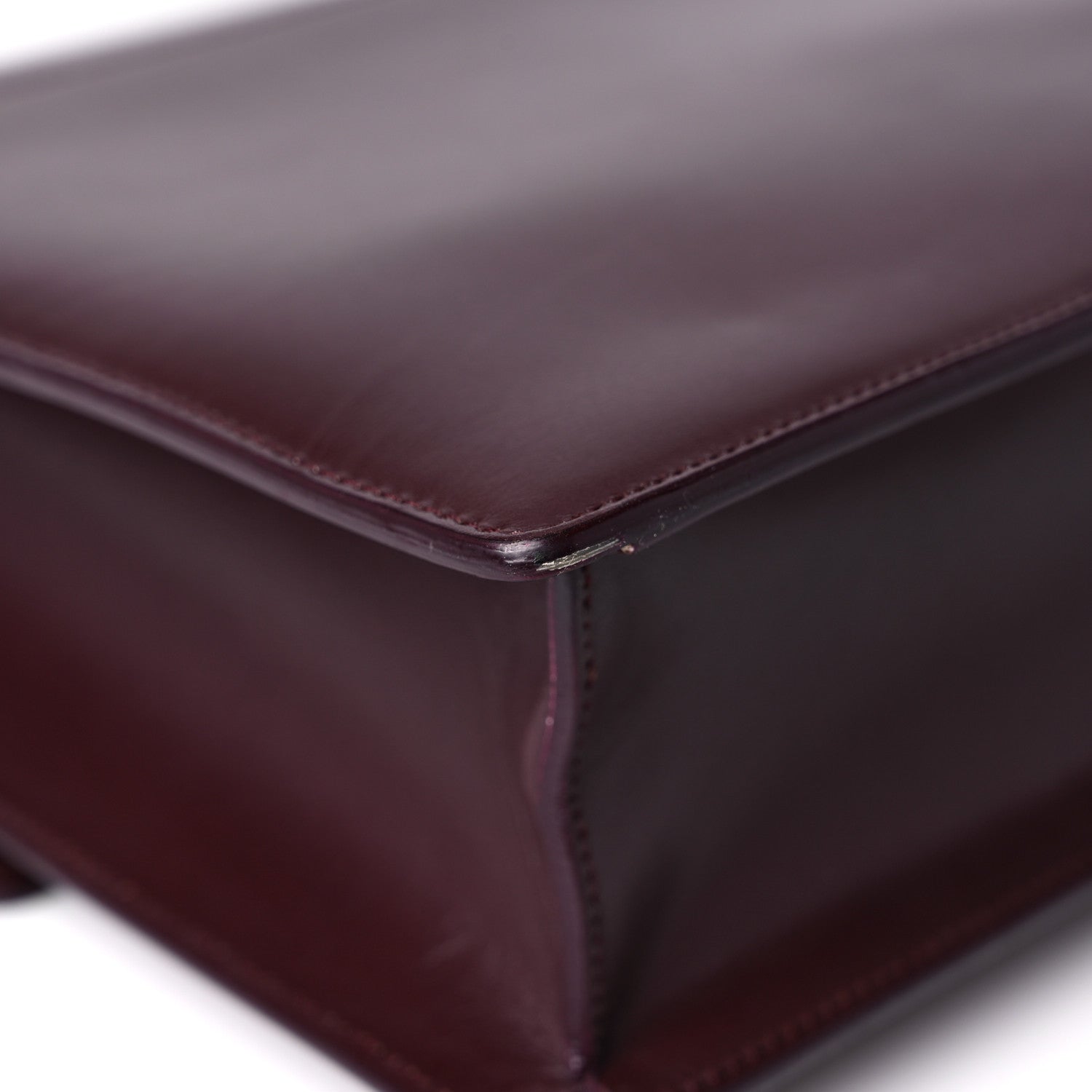 Saint Laurent Calfskin Large Highschool Satchel Burgundy 10 of 16