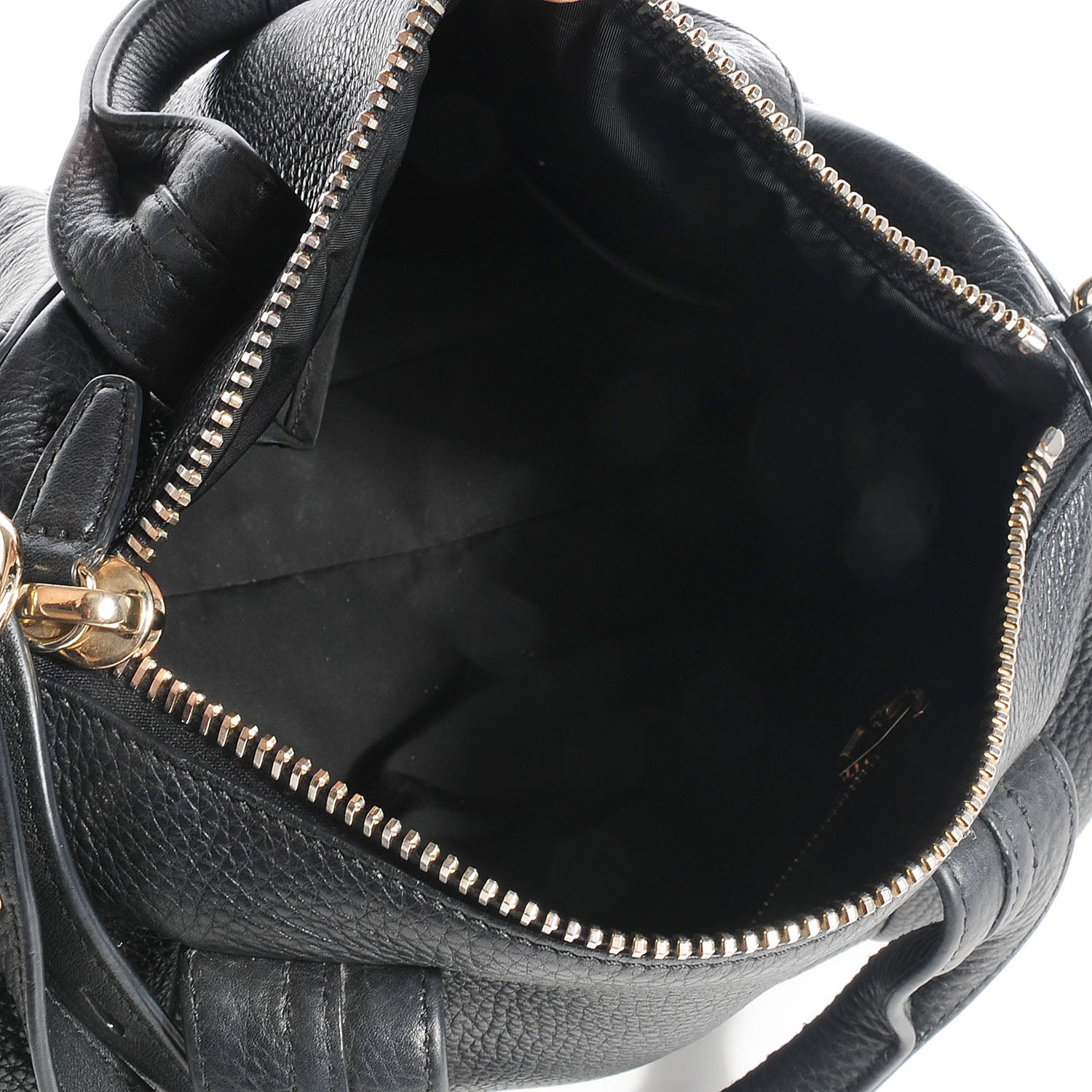 Alexander Wang Pebbled Lambskin Rocco with Pale Gold Hardware Soft Black 5 of 7