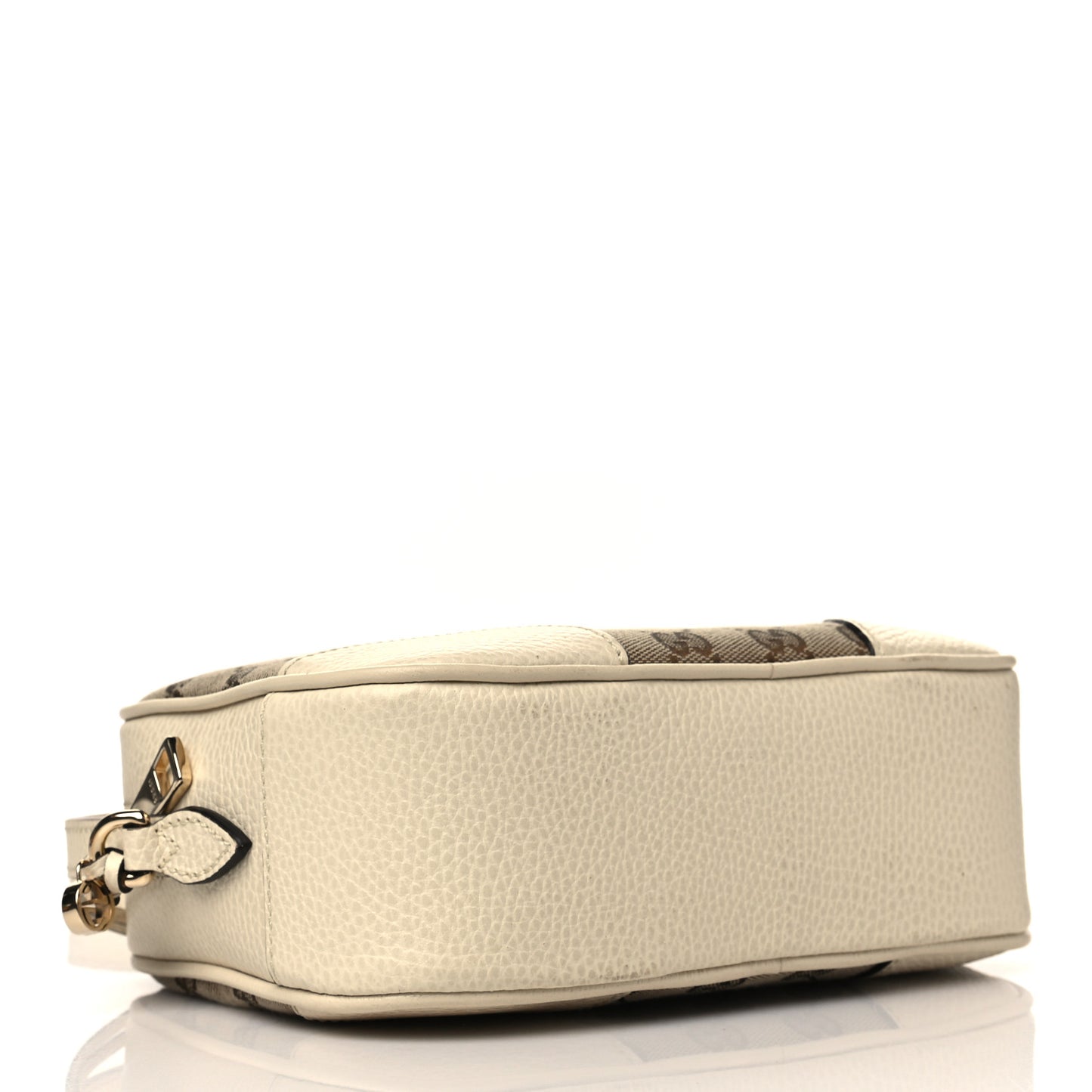 Monogram Dollar Calfskin Mini Bree Messenger Bag Beige Ebony Avoire