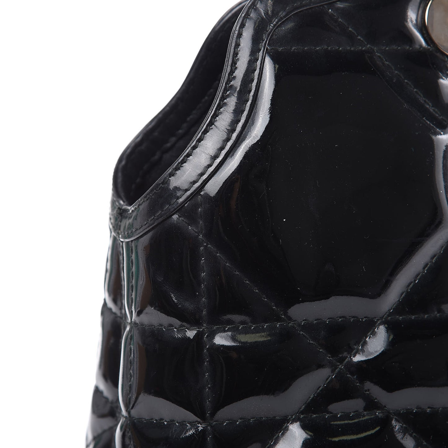 Patent Cannage Medium Granville Tote Black