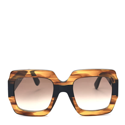 Gucci Square Frame GG0178S Sunglasses Havana 2 of 7