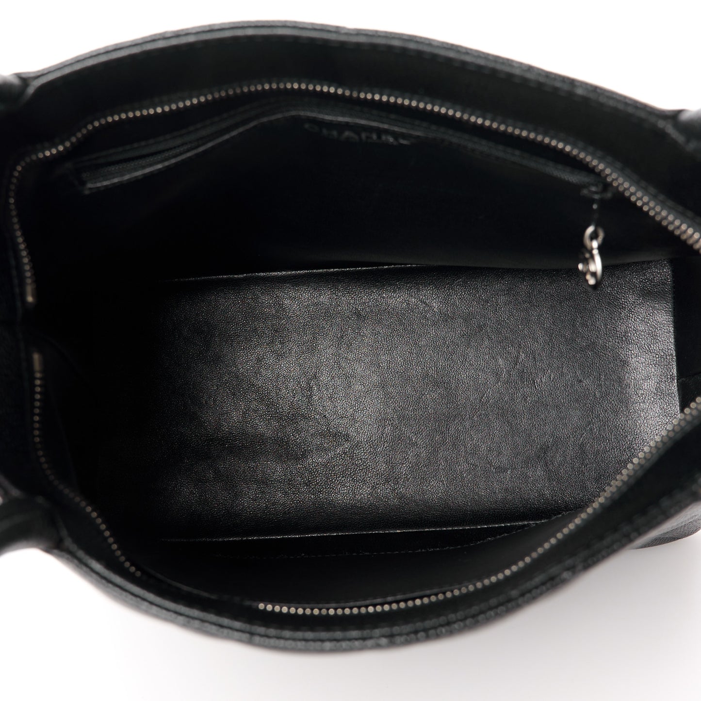 Caviar Quilted Medallion Tote Black