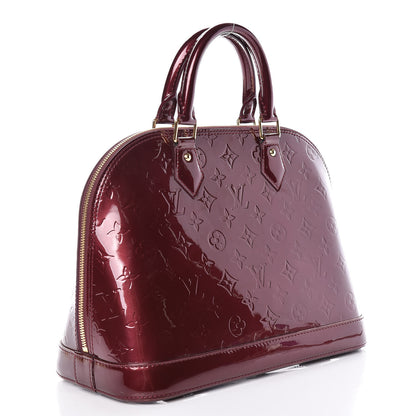 Louis Vuitton Vernis Alma PM Rouge Fauviste 3 of 12