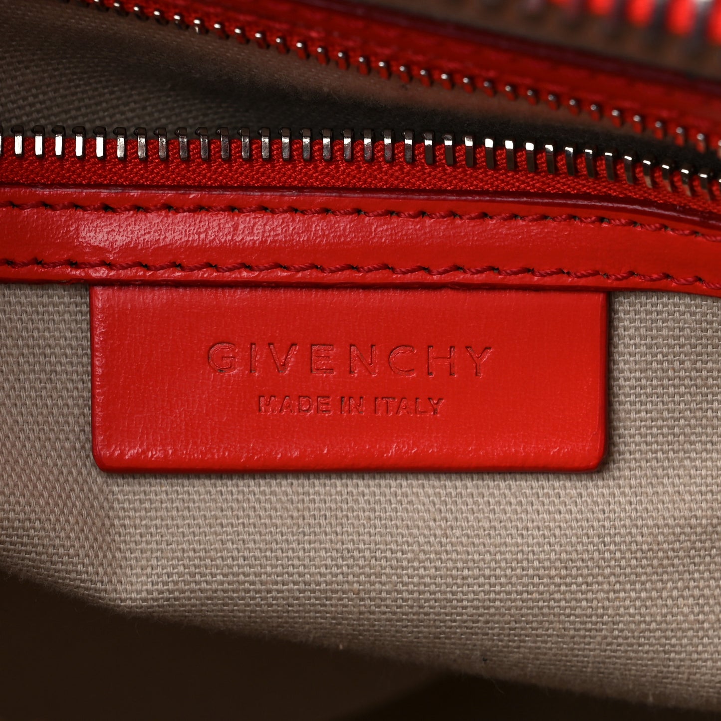 Shiny Lord Calfskin Medium Antigona Orange