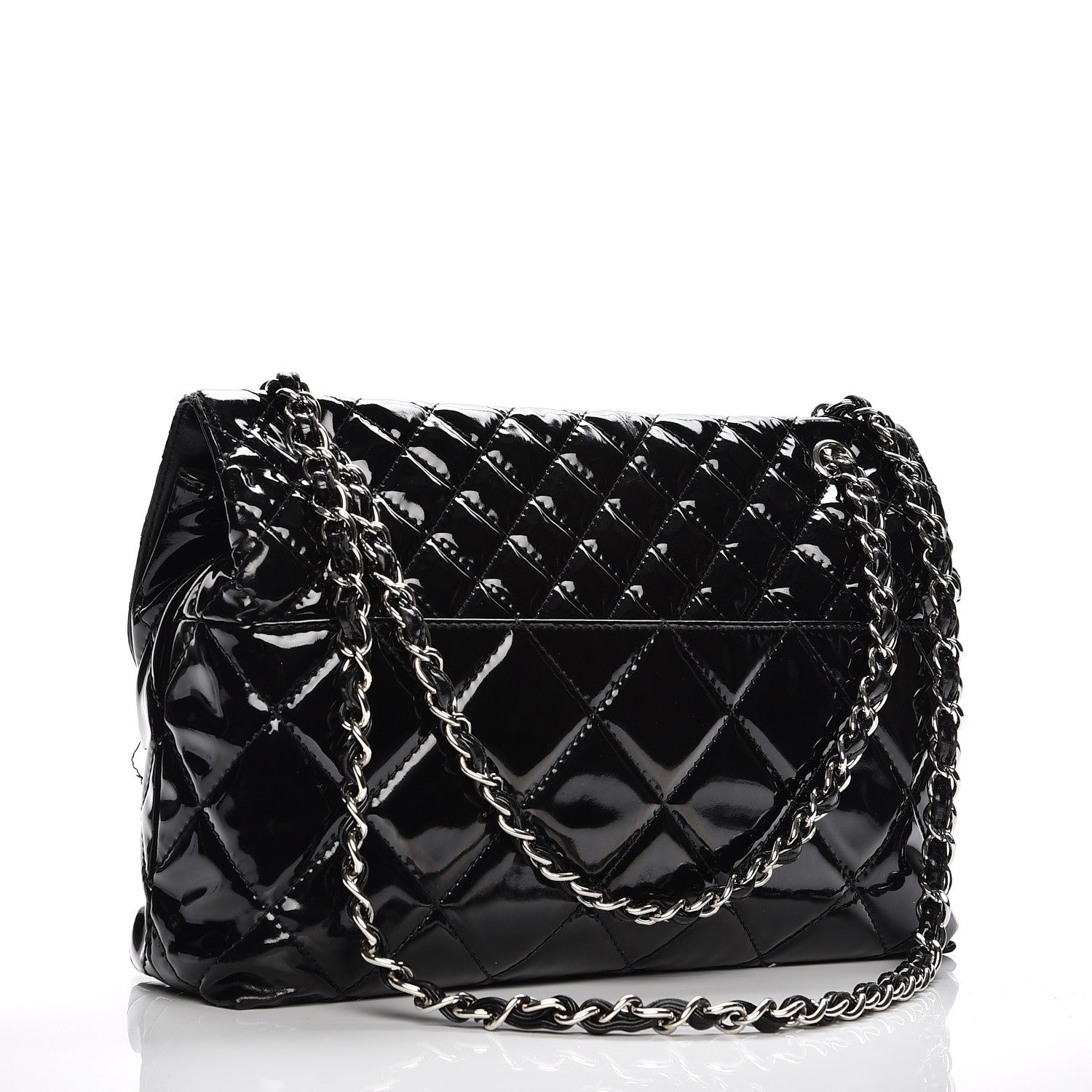 Chanel Vinyl Quilted In the Business Flap Bag Black 3 of 13
