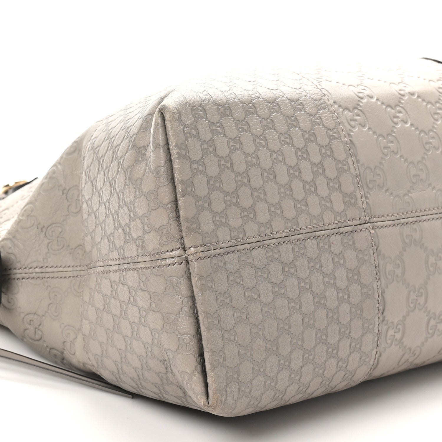 Gucci Guccissima Medium Bree Shoulder Bag Storm Grey 9 of 12