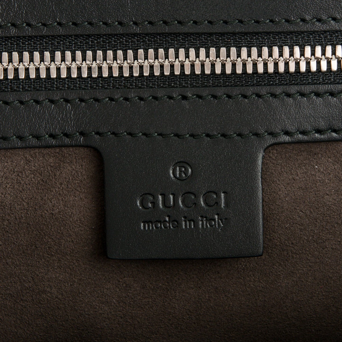 Guccissima Signature Medium Double Buckle Flap Messenger Bag Black