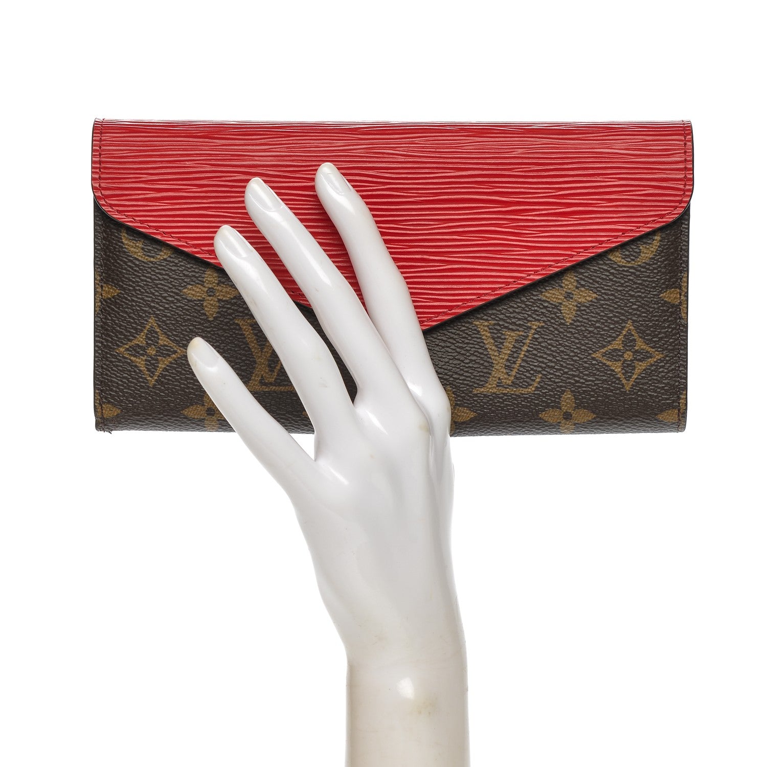 Louis Vuitton Monogram Epi Marie-Lou Long Wallet Coquelicot 2 of 6