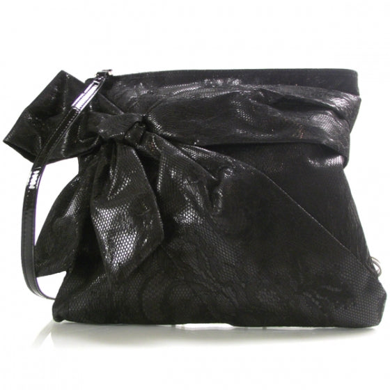 Valentino Garavani Lace Bow Crossbody Bag Black 1 of 10