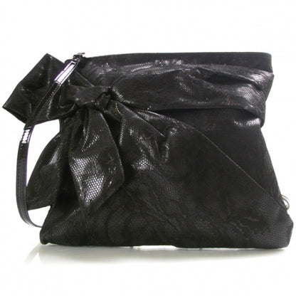Valentino Garavani Lace Bow Crossbody Bag Black 1 of 10