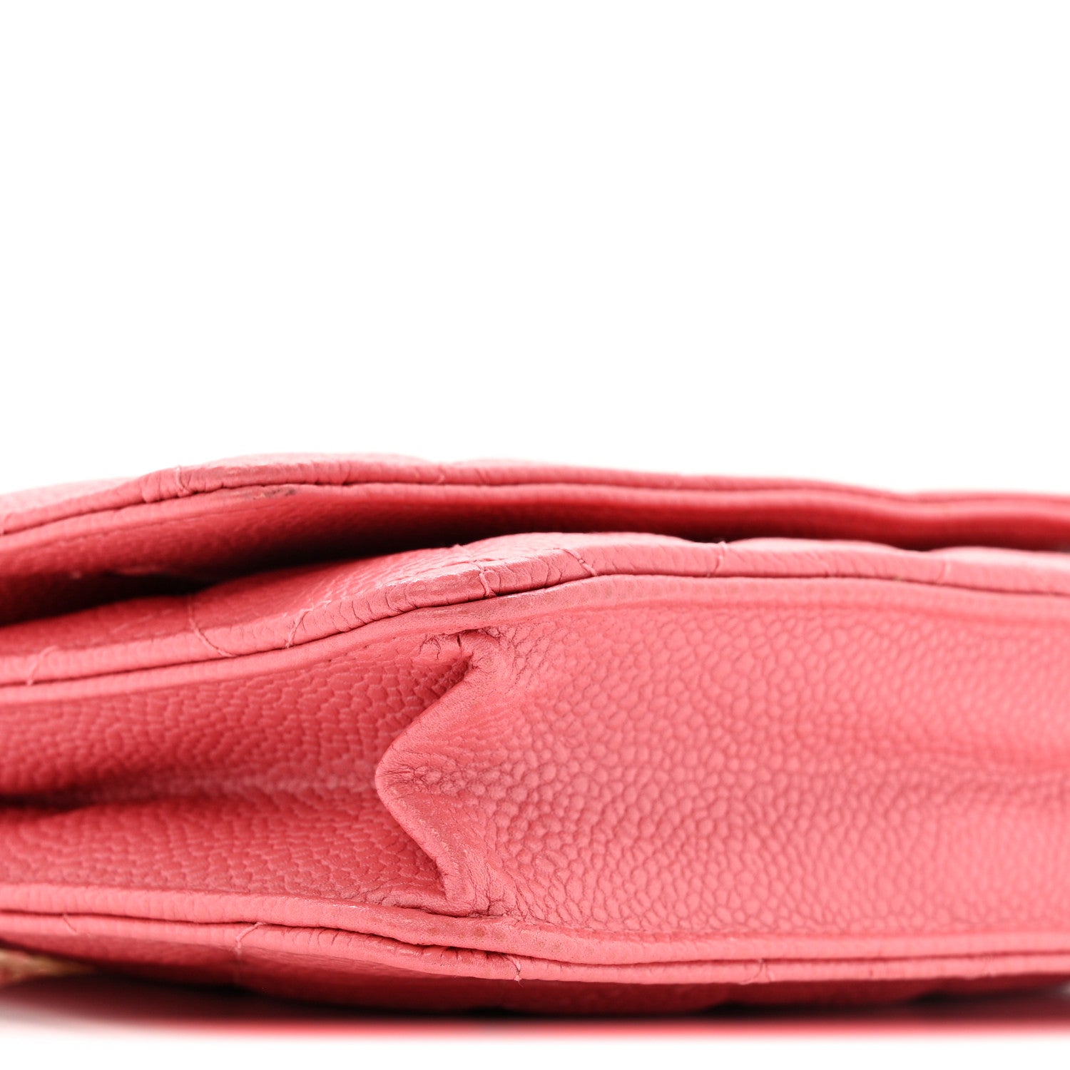 Chanel Caviar Quilted Wallet on Chain WOC Pink 10 of 13