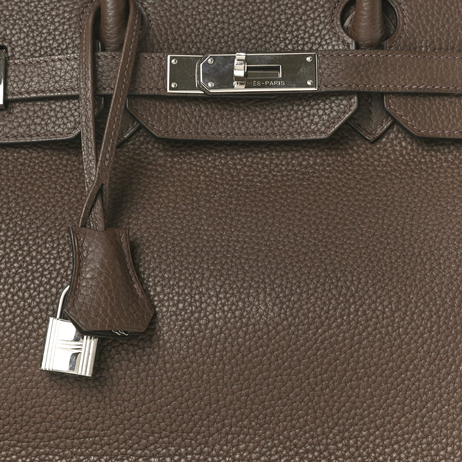 Hermes Taurillon Clemence Birkin 35 Cafe 8 of 10