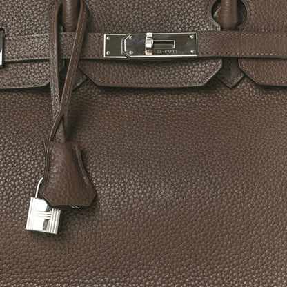 Hermes Taurillon Clemence Birkin 35 Cafe 8 of 10