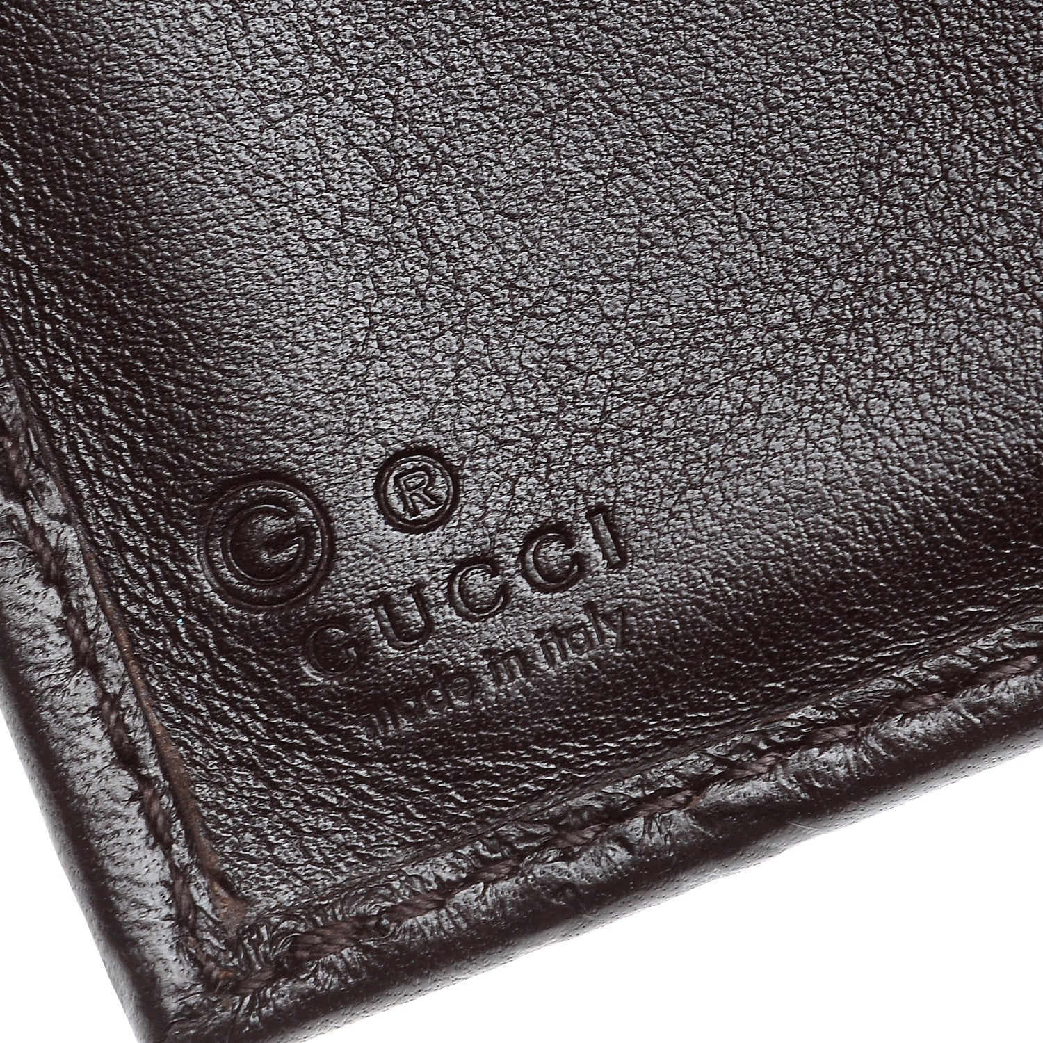 Gucci Guccissima Continental Flap Wallet Dark Brown 6 of 8