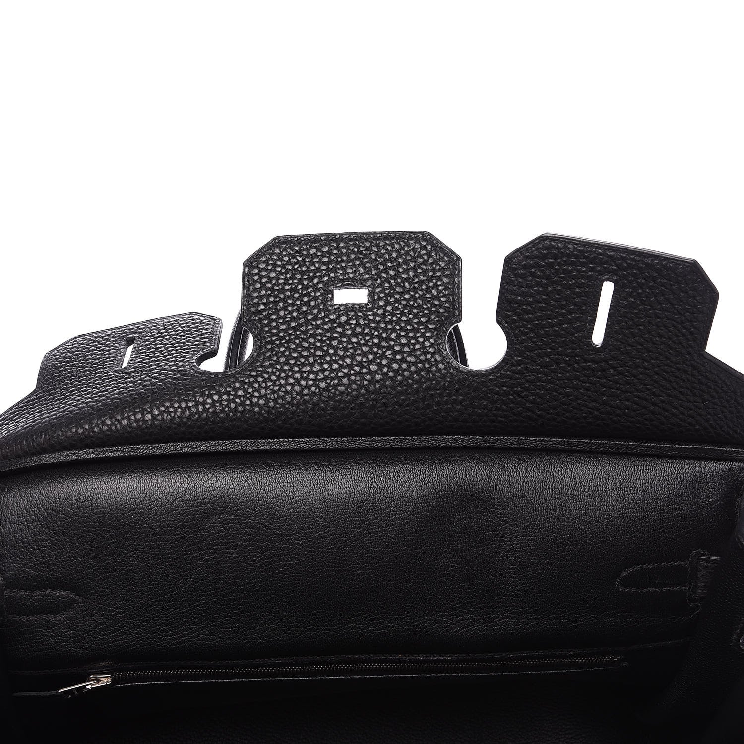 Hermes Taurillon Clemence Birkin 35 Black 17 of 28