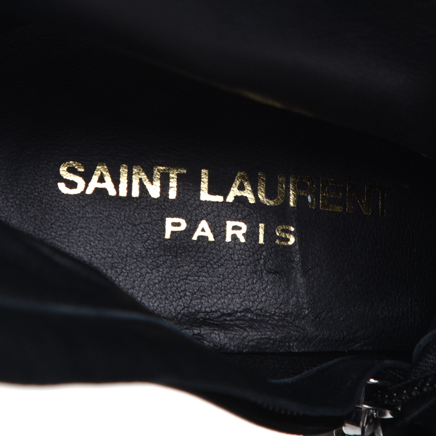 Saint Laurent Calfskin Opyum Ankle Boots 37 Black 8 of 10