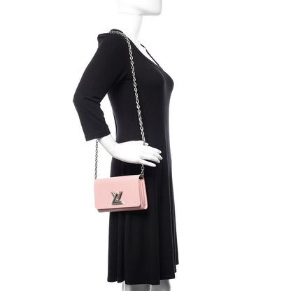 Louis Vuitton Epi Twist Chain Wallet Rose Ballerine 2 of 9
