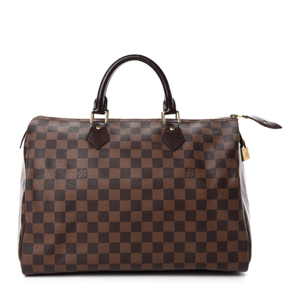 Louis Vuitton Damier Ebene Speedy 35 1 of 10