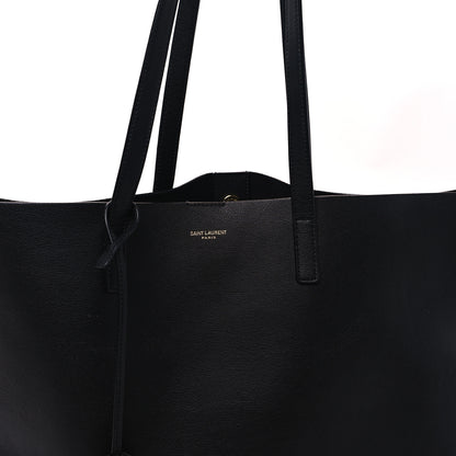 Saint Laurent Calfskin Large Shopping Tote Black 8 of 12
