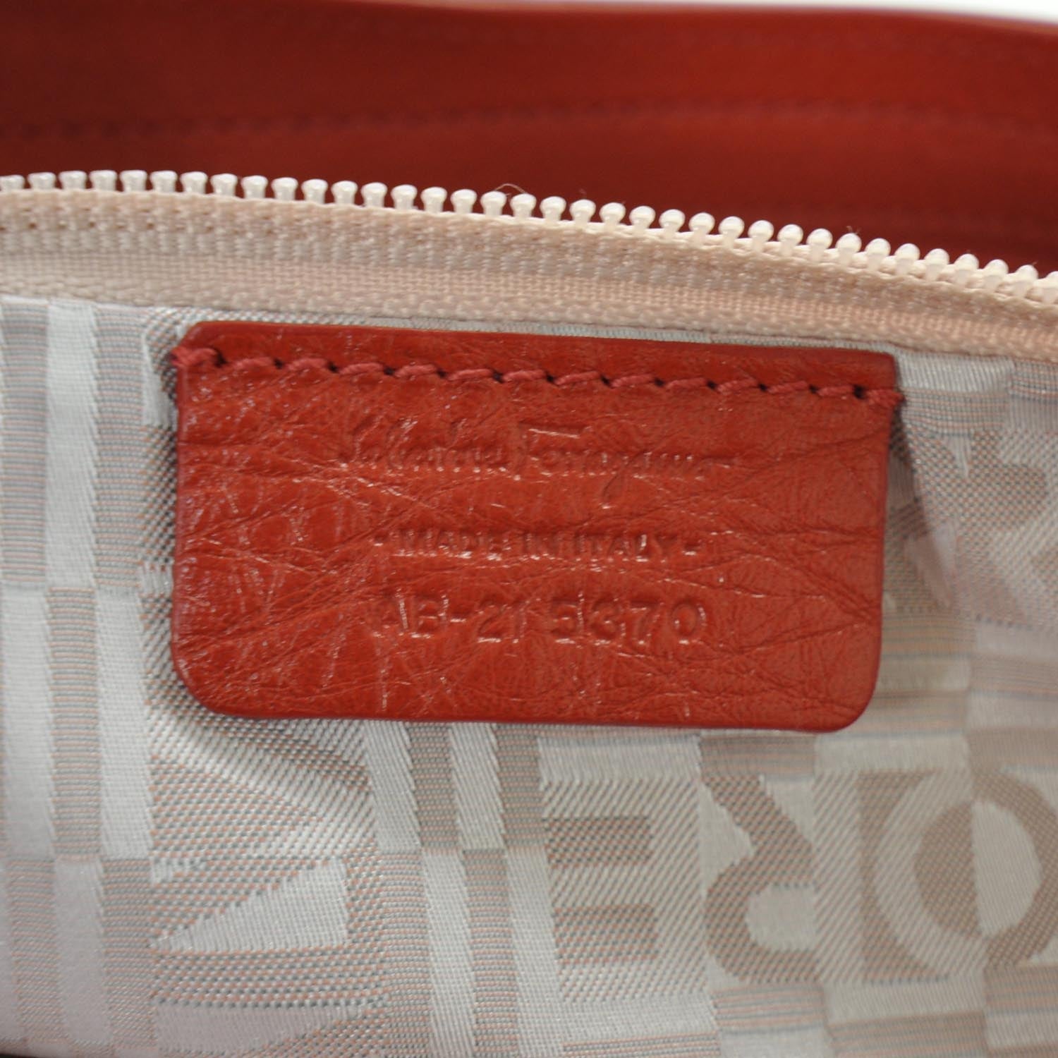 FASHIONPHILE SALVATOREFERRAGAMOLeatherMarisaOrange 8 of 8