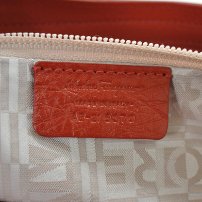 FASHIONPHILE SALVATOREFERRAGAMOLeatherMarisaOrange 8 of 8
