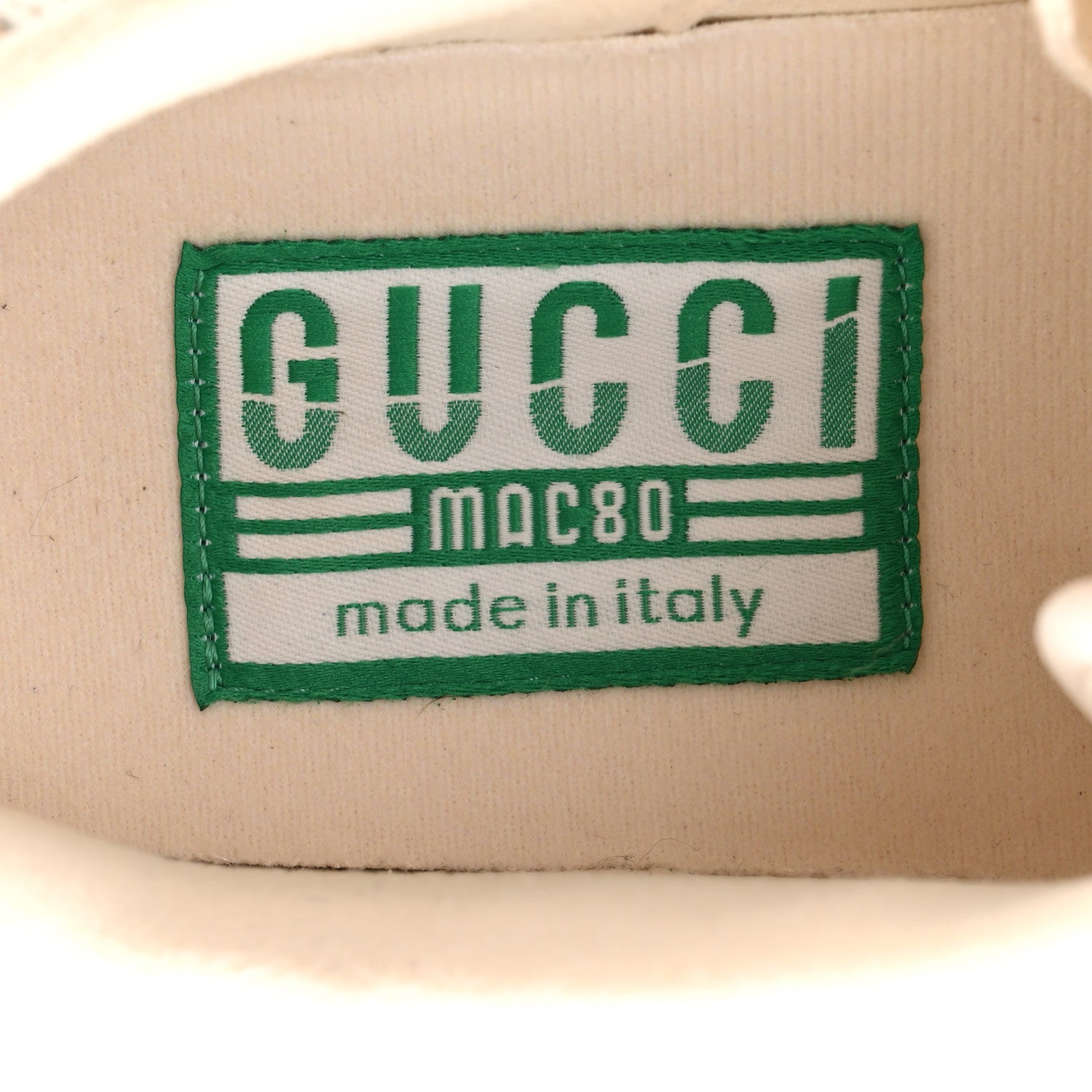 Gucci Dali Soft Calfskin Womens Mac80 Sneakers 36.5 Off White 7 of 9