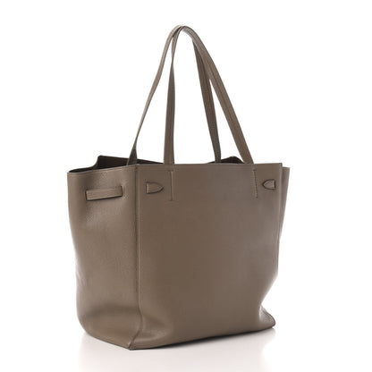 Celine Soft Grained Calfskin Small Belt Cabas Phantom Taupe 3 of 11