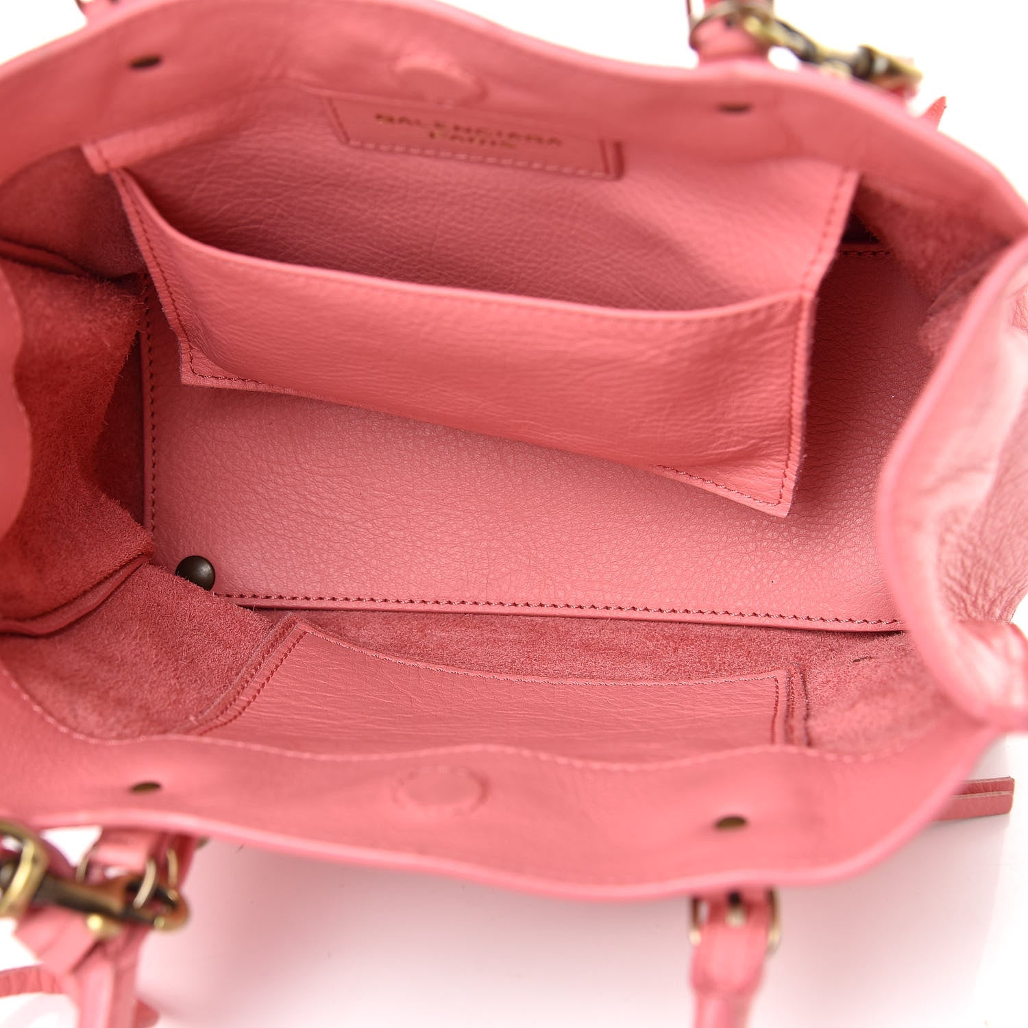 Balenciaga Veau Souple Papier Mini A4 Tote Rose Flamingo 5 of 10
