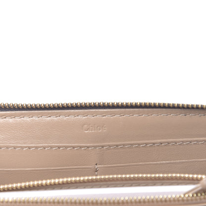 Chloe Calfskin Marcie Long Zip Around Wallet Cashmere Grey 6 of 12