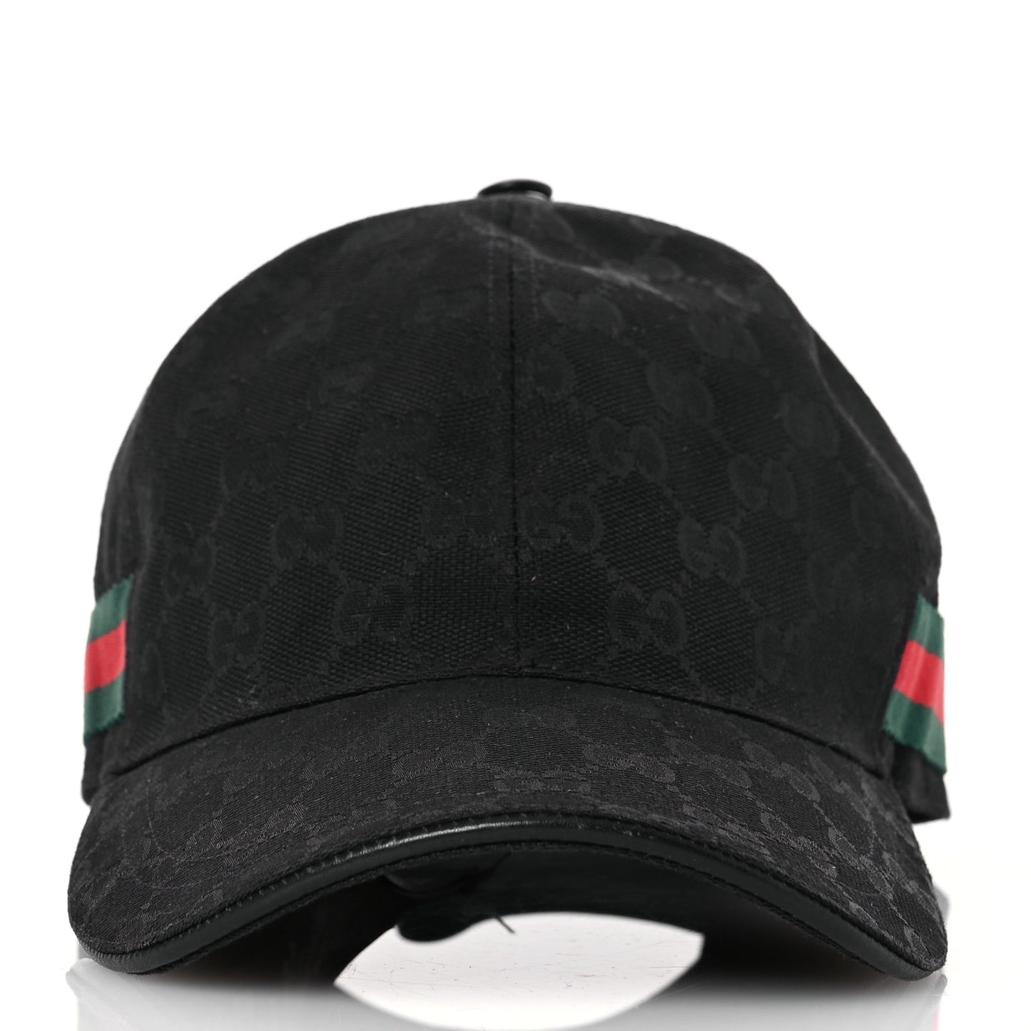 Monogram Web Baseball Hat M Black