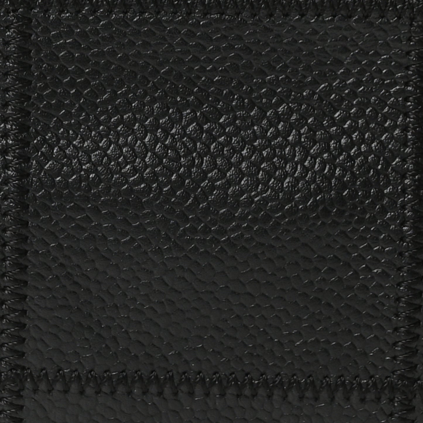 Caviar Square Stitched Bowler Black