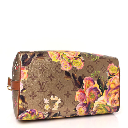 Louis Vuitton Metallic Monogram LV Garden Speedy Bandouliere 25 Gold 4 of 8