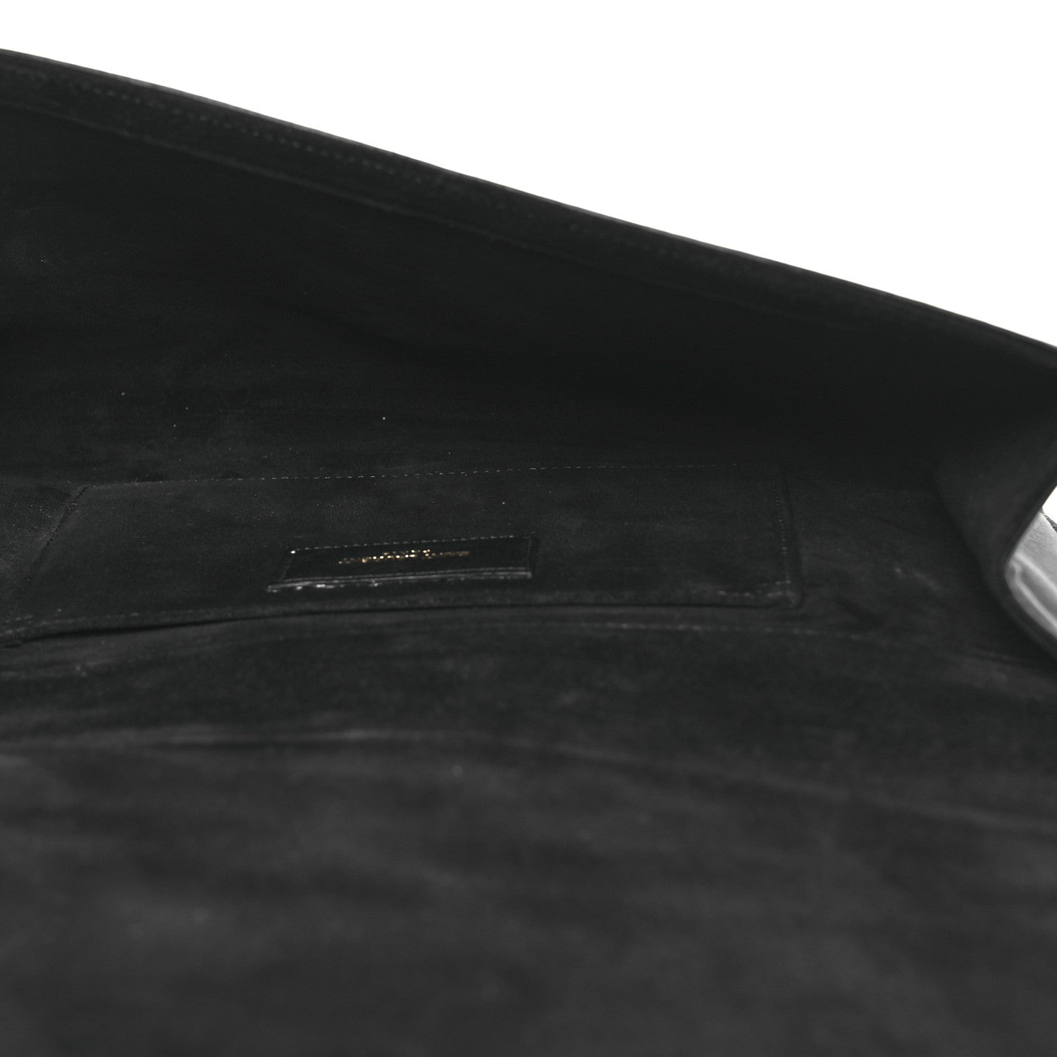 Saint Laurent Calfskin Classic Y Ligne Clutch Black 5 of 11