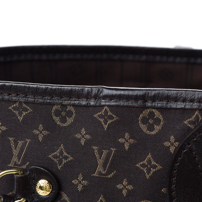 Louis Vuitton Monogram Idylle Neverfull MM Fusain 11 of 14
