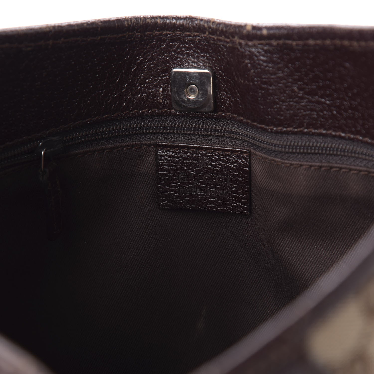 Gucci Monogram Shoulder Bag Dark Brown 8 of 14
