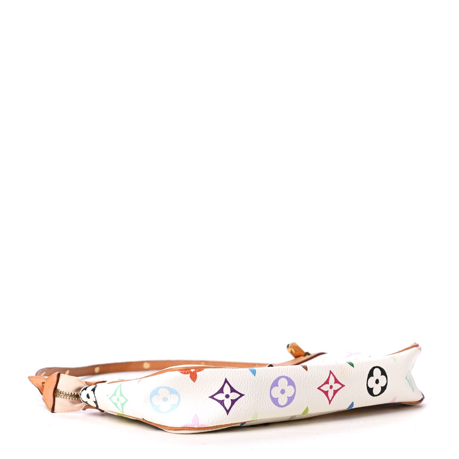 Louis Vuitton Monogram Multicolor Pochette Accessories White 4 of 5