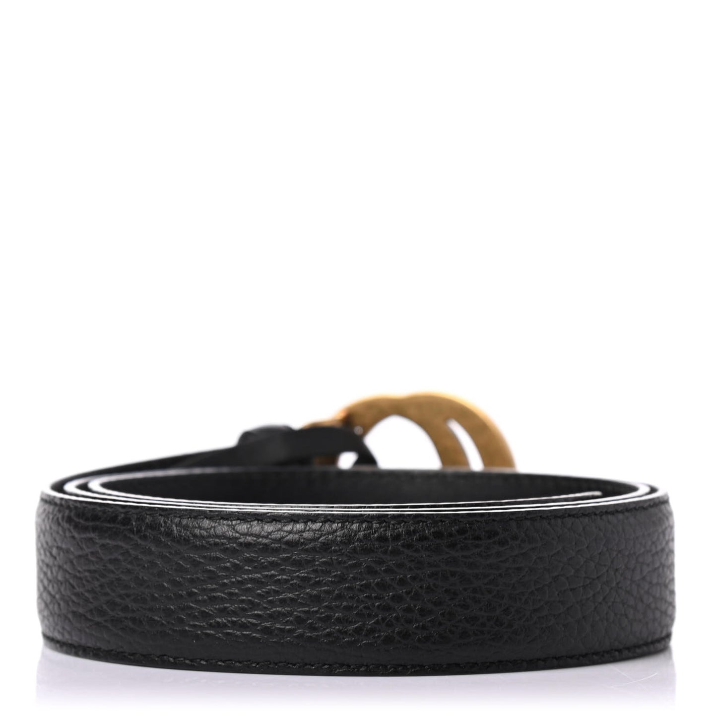 Calfskin Mens Interlocking G Belt 85 34 Black