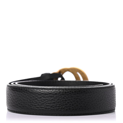 Gucci Calfskin Mens Interlocking G Belt 85 34 Black 2 of 4