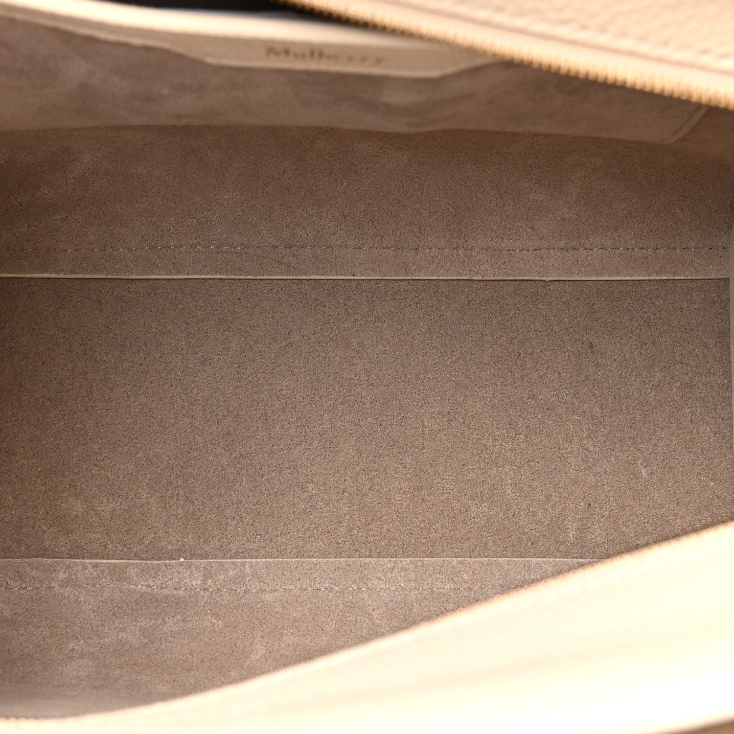 Mulberry Silky Calfskin Mini Zipped Bayswater Chalk 4 of 8