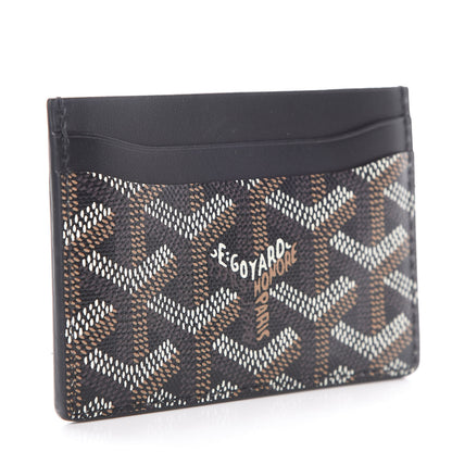 Goyard Goyardine Saint Sulpice Card Holder Black 3 of 8
