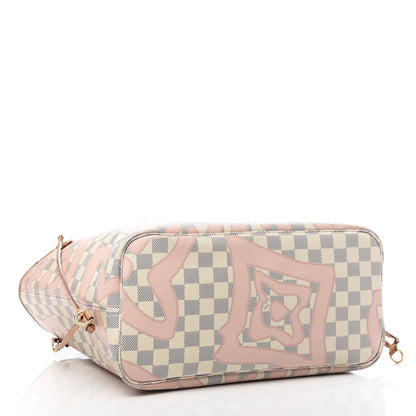 Louis Vuitton Damier Azur Tahitienne Neverfull MM 4 of 12