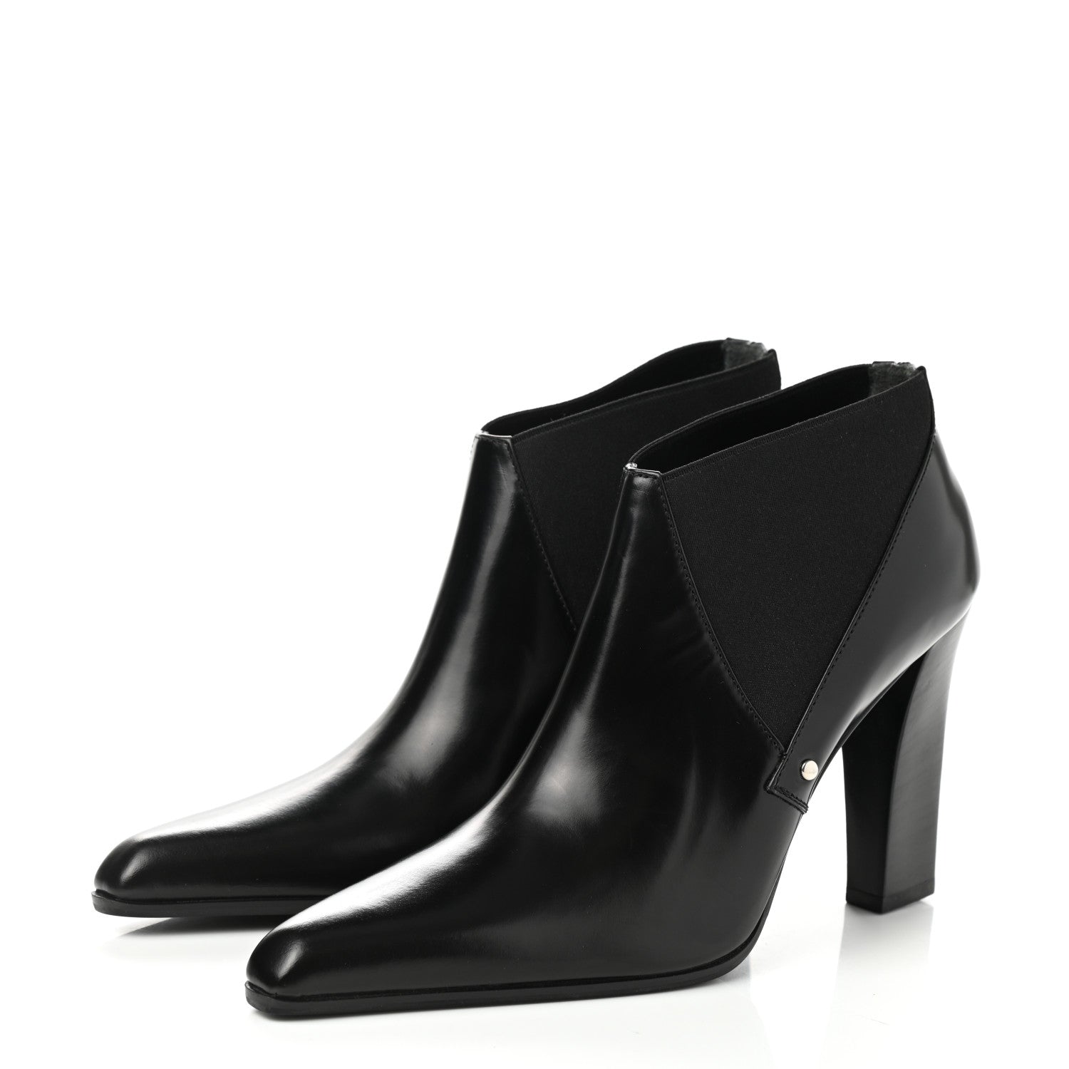 Prada Spazzolato Ankle Boots 36 Black 4 of 9