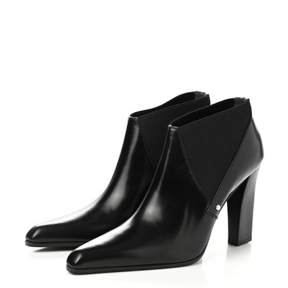 Prada Spazzolato Ankle Boots 36 Black 4 of 9