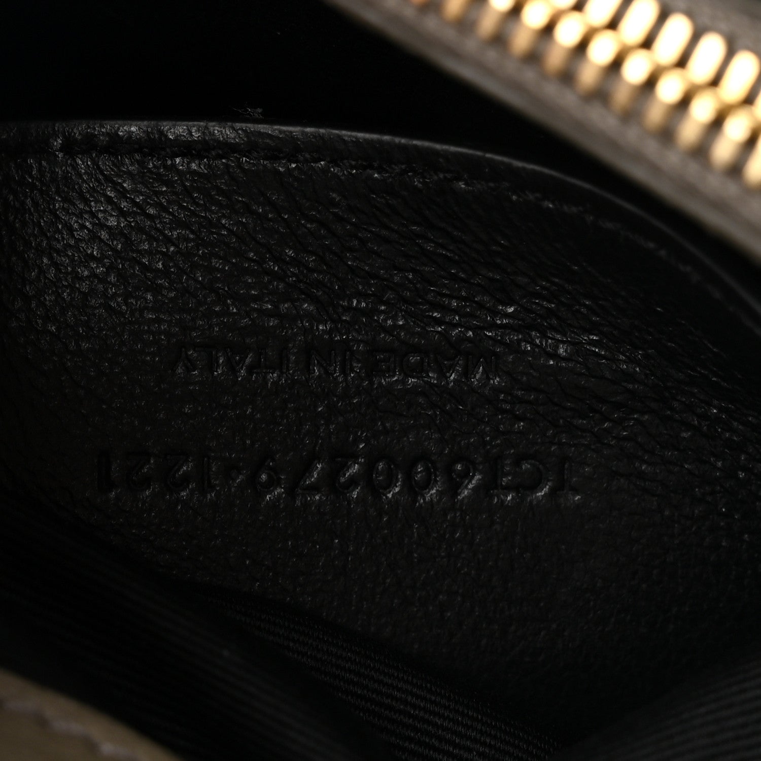 Saint Laurent Sheepskin Matelasse Chevron Monogram Medium College Bag Grey Kaki 7 of 10