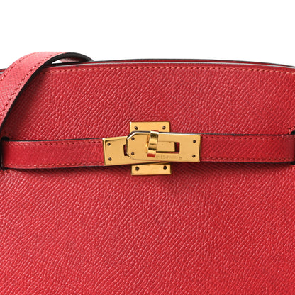 Hermes Courchevel Kelly Sport PM Rouge Vif 8 of 10